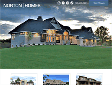 Tablet Screenshot of nortonhomes.com